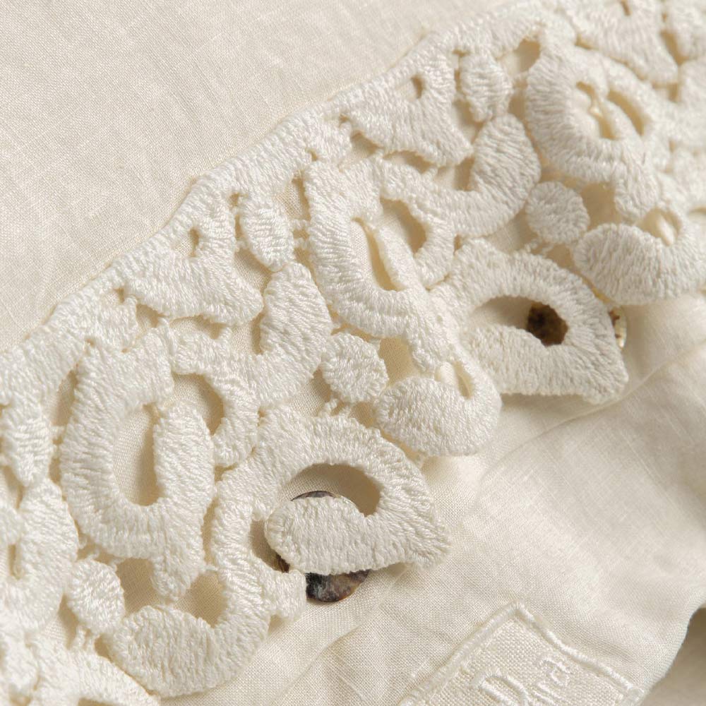 Ivory Lace Fabric by Casa Collection