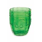 12 copos de 235 ml em pasta de vidro colorida com decoração em arabescos - Árabe Viadurini