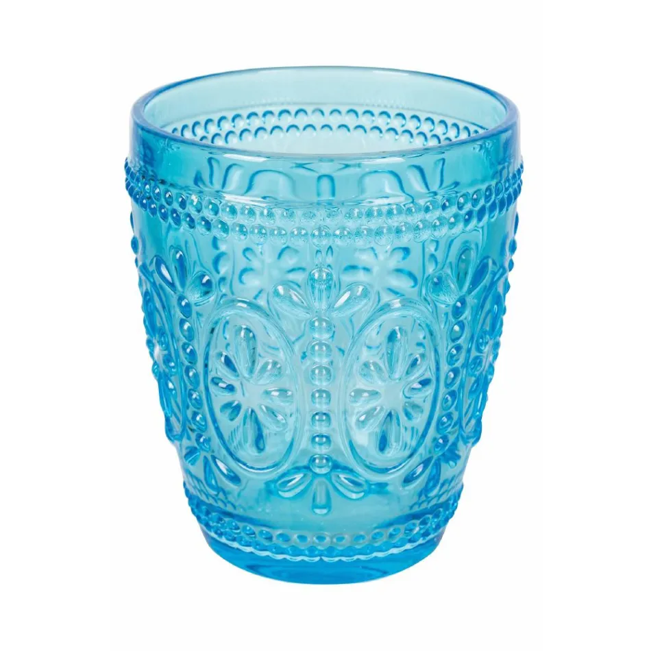 12 Copos de Água 300 ml em Copo em 4 Tons Diferentes de Azul - Cometas Viadurini