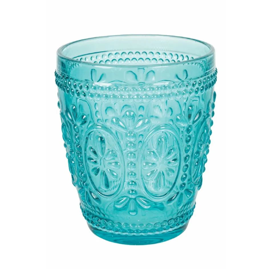 12 Copos de Água 300 ml em Copo em 4 Tons Diferentes de Azul - Cometas Viadurini