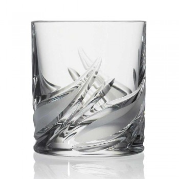 12 Copos de Whisky de cristal baixo copo duplo antiquado - Advento