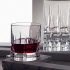 12 Copos de Whisky Basso Double Old Fashioned Tumbler em Cristal - Fiucco Viadurini