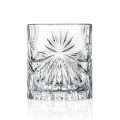 12 copos duplos antiquados com design Eco Crystal - Daniele