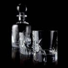 12 copos baixos em design de luxo Eco Crystal - Montecristo Viadurini