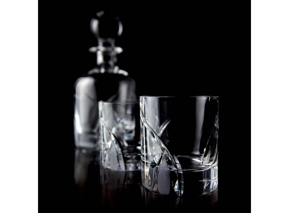 12 copos baixos em design de luxo Eco Crystal - Montecristo