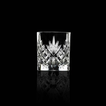 12 copos de vidro com design vintage em vidro sonoro Eco Superior - Cantabile