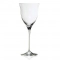 12 taças de vinho branco em cristal ecológico design de luxo mínimo - suave