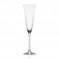 12 copos de flauta em cristal de luxo ecológico, design minimalista - suave