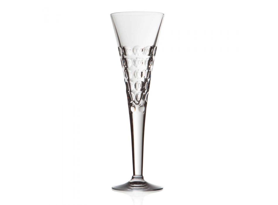 12 taças de vinho taças flutuantes para bolhas de cristal - titanioball Viadurini