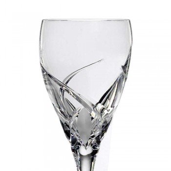 12 taças de vinho tinto em design luxuoso de cristal ecológico - Montecristo