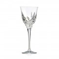 12 Copos de vinho branco de design luxuoso em Eco Cristal Decorado à Mão - Advento