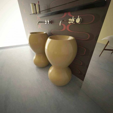 Ariel pia banheiro móveis feitos na Itália Viadurini