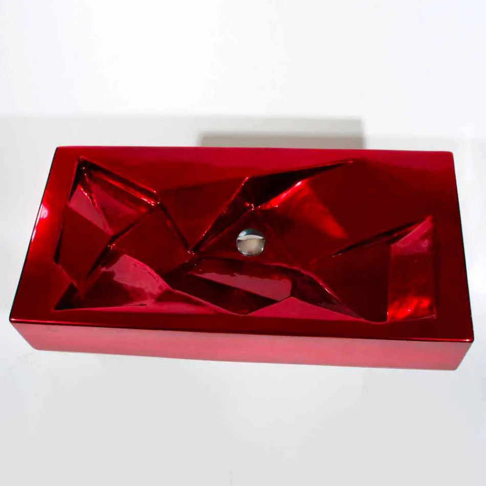 Mobília do banheiro do dissipador do rodovalho feita em Itália Viadurini