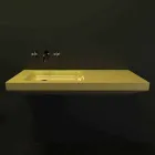 Mobília do banheiro de pia selada feita na Itália Viadurini