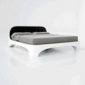 Design moderno de luxo cama de casal Elegance, made in Italy
