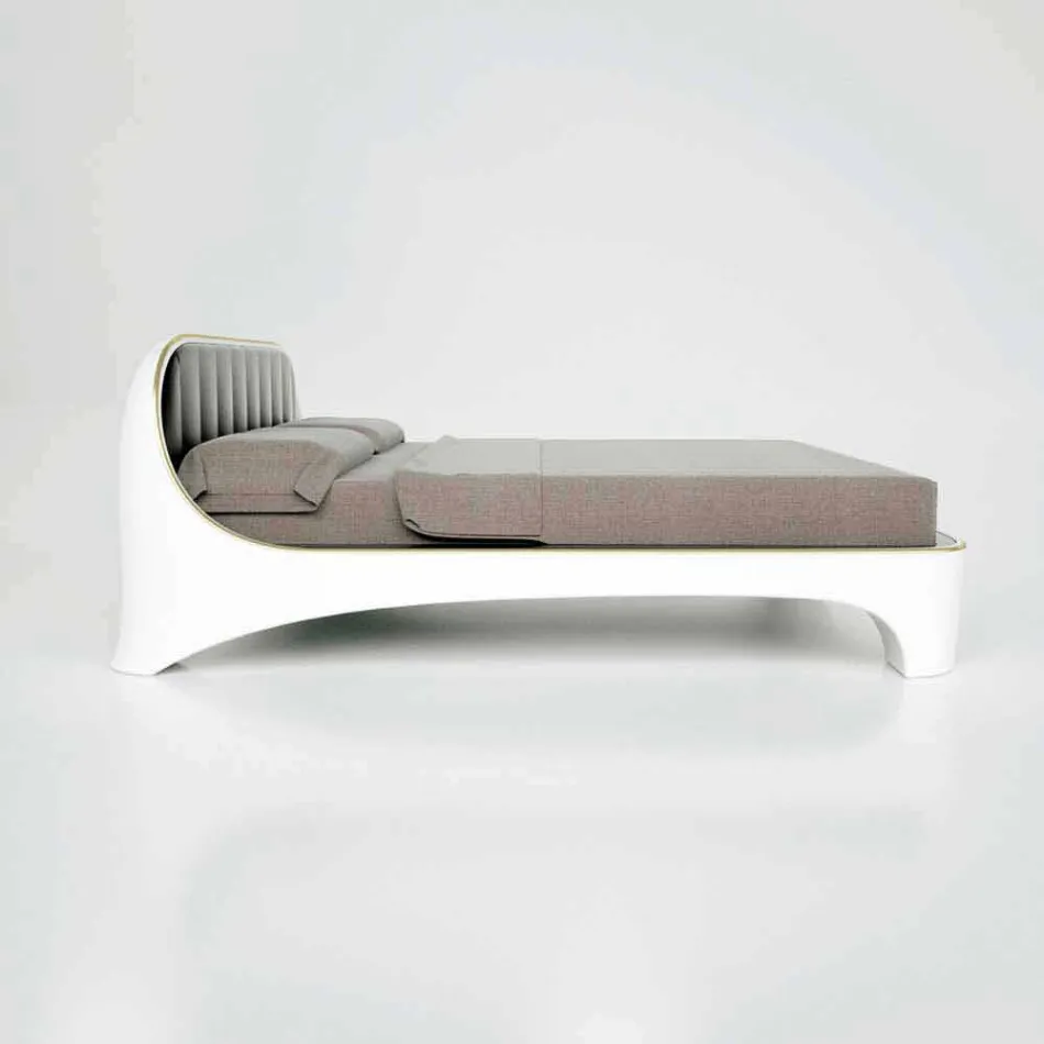 Cama de Casal Design de Luxo Elegância Moderna Made in Italy Viadurini