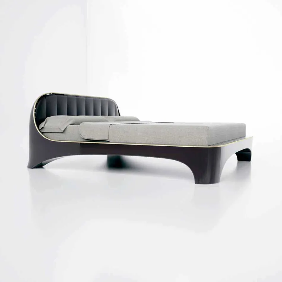 Cama de Casal Design de Luxo Elegância Moderna Made in Italy Viadurini