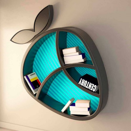 Poppy Book Shelf Design feito na Itália Viadurini