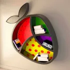 Poppy Book Shelf Design feito na Itália Viadurini