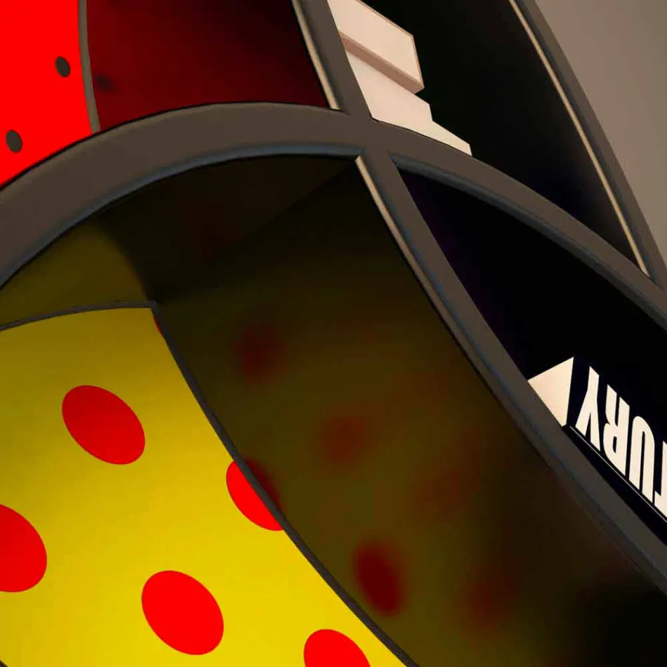 Poppy Book Shelf Design feito na Itália Viadurini