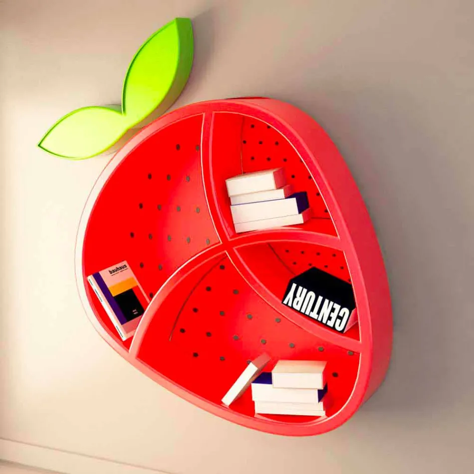 Poppy Book Shelf Design feito na Itália Viadurini