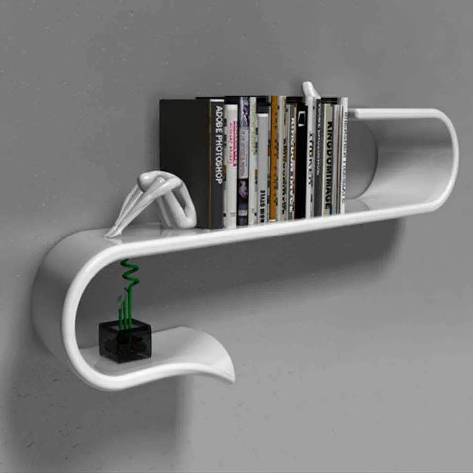 Prateleira Design Moderno Waveshelf Made in Italy Viadurini