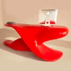 Modern Office Desk Archer Feito na Itália Viadurini
