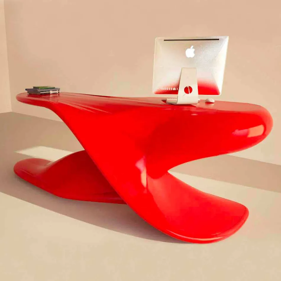 Modern Office Desk Archer Feito na Itália Viadurini