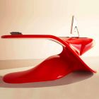 Modern Office Desk Archer Feito na Itália Viadurini