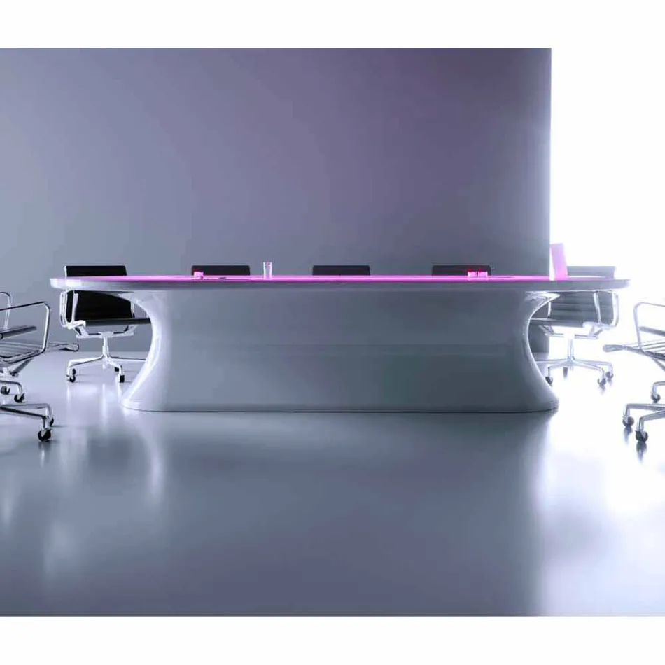 Secretária Mesa de Informação de Mobiliário de Escritório Viadurini