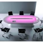 Secretária Mesa de Informação de Mobiliário de Escritório Viadurini