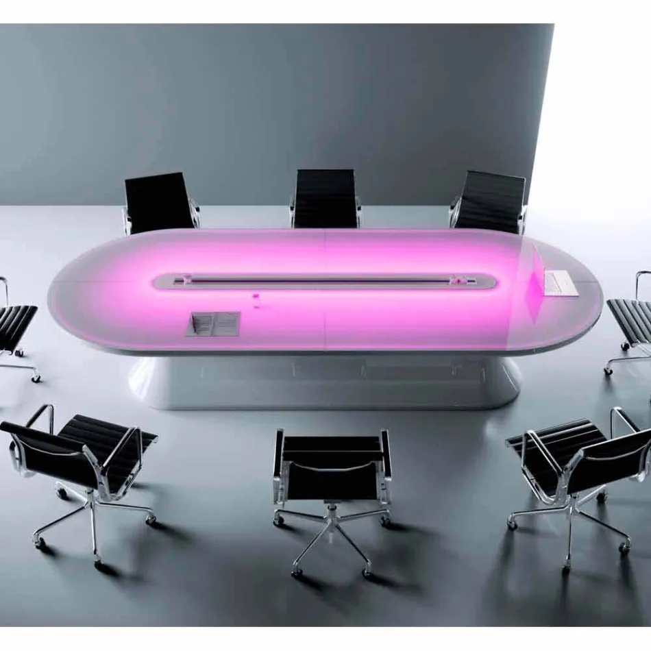 Secretária Mesa de Informação de Mobiliário de Escritório Viadurini