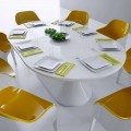 Design moderno mesa de jantar mesa de almoço, feita na Itália, design italiano
