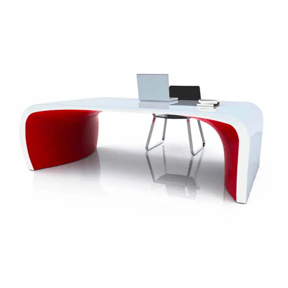 Desk Office Design Sonar Feito na Itália Viadurini