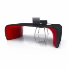 Desk Office Design Sonar Feito na Itália Viadurini