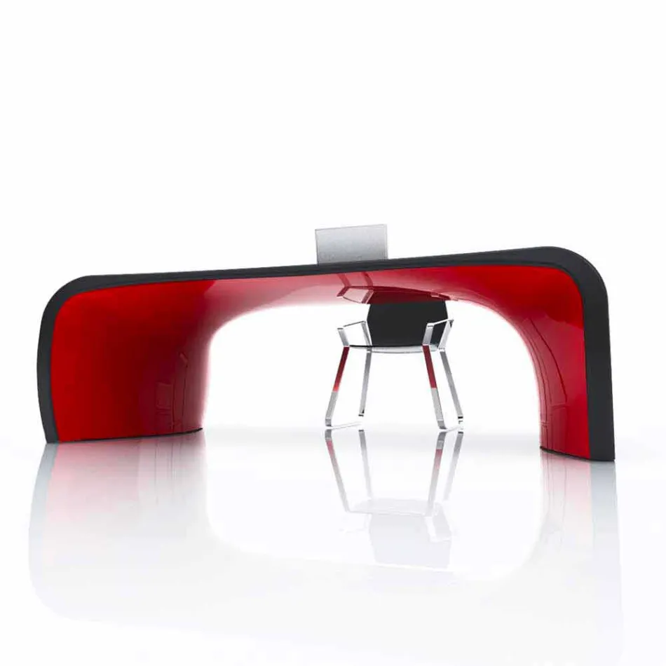 Desk Office Design Sonar Feito na Itália Viadurini