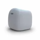 Poltrona design moderno Apple Made in Italy Viadurini