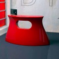 Design moderno recepção Solid Surface Bob, feito à mão na Itália