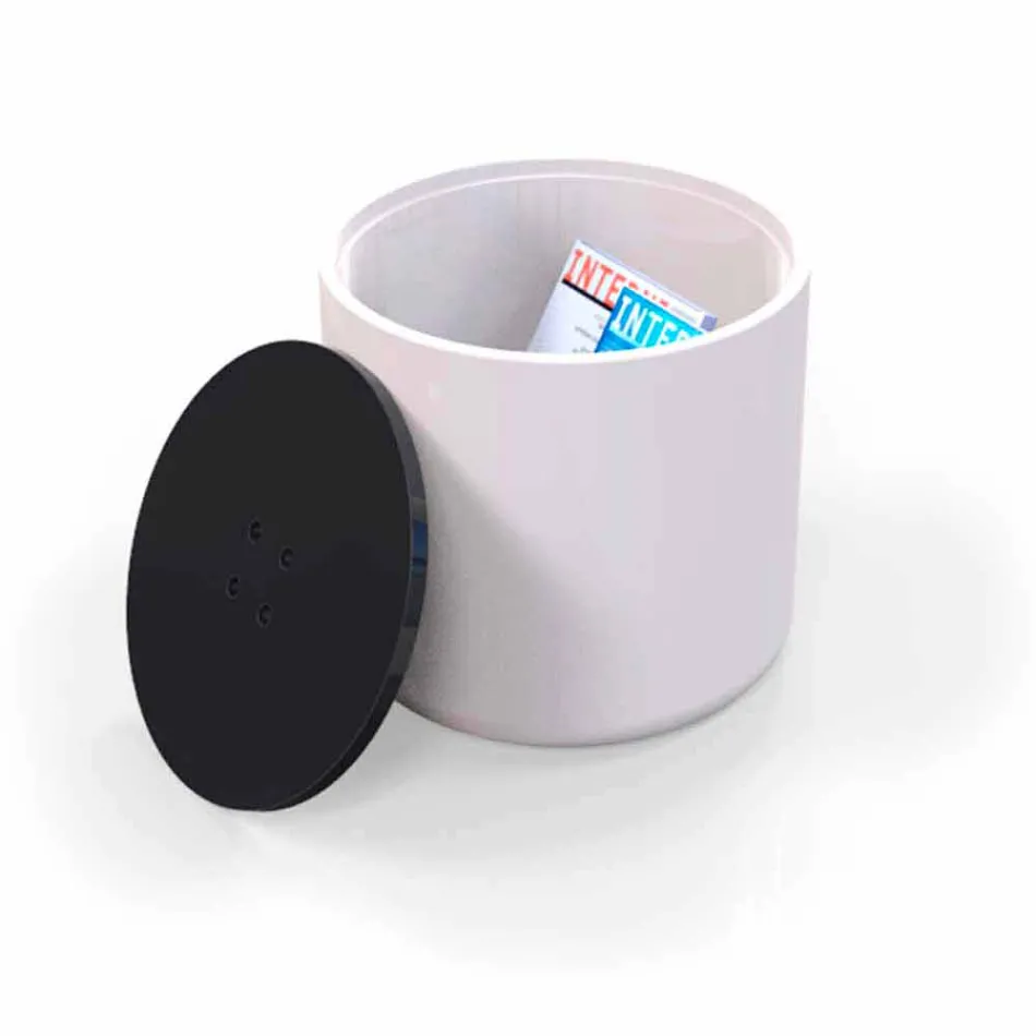 Botão de design de pacote / mesa de pouf fabricado na Itália Viadurini