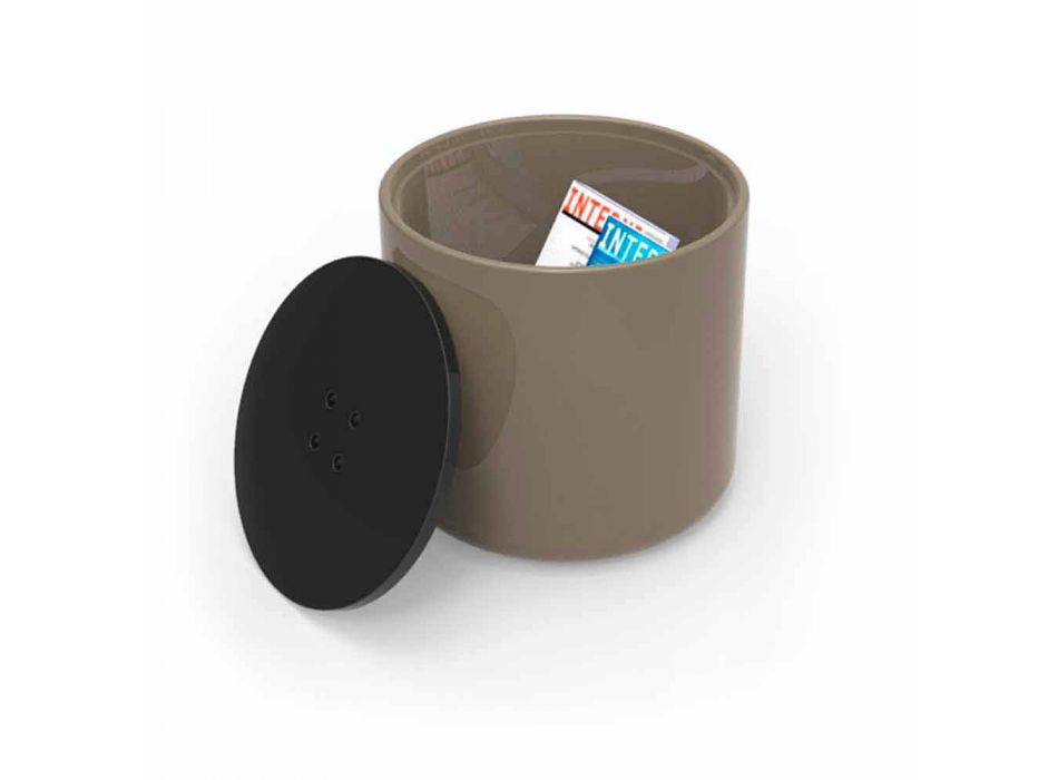 Botão de design de pacote / mesa de pouf fabricado na Itália Viadurini
