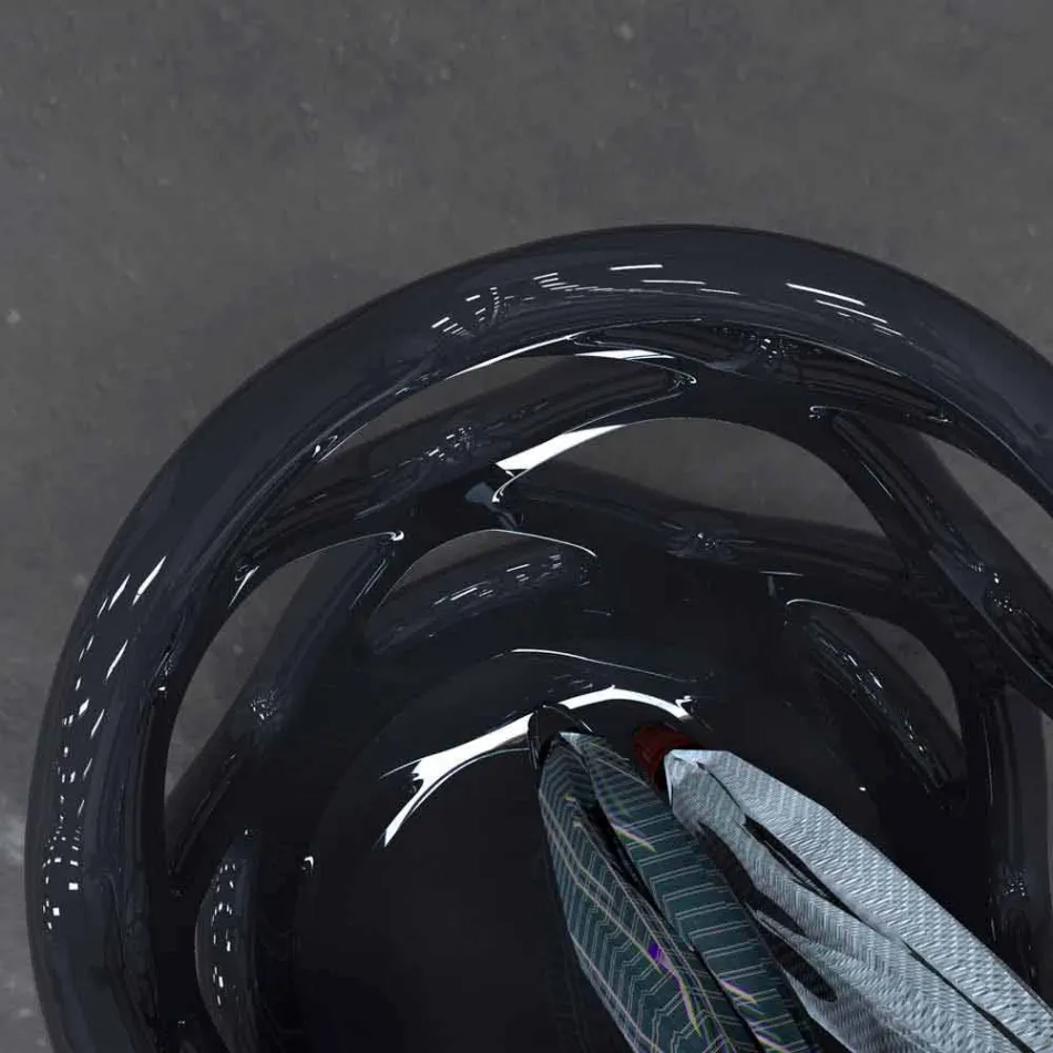 Guarda-chuva Design moderno Coulee Made in Italy Viadurini