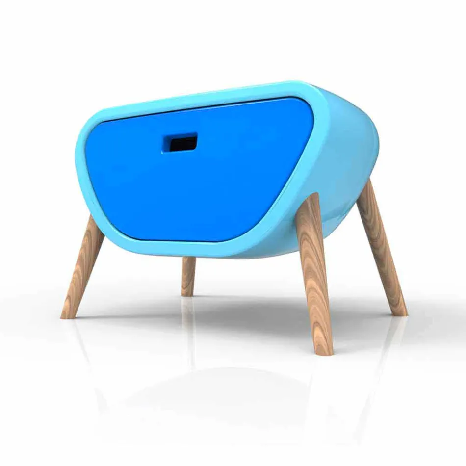 Design moderno de cabeceira pouco gauche feito na Itália Viadurini