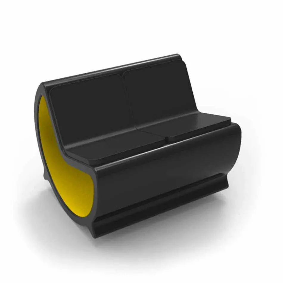 Sofá-cama 2 Design Rocking Moon Made in Italy Viadurini