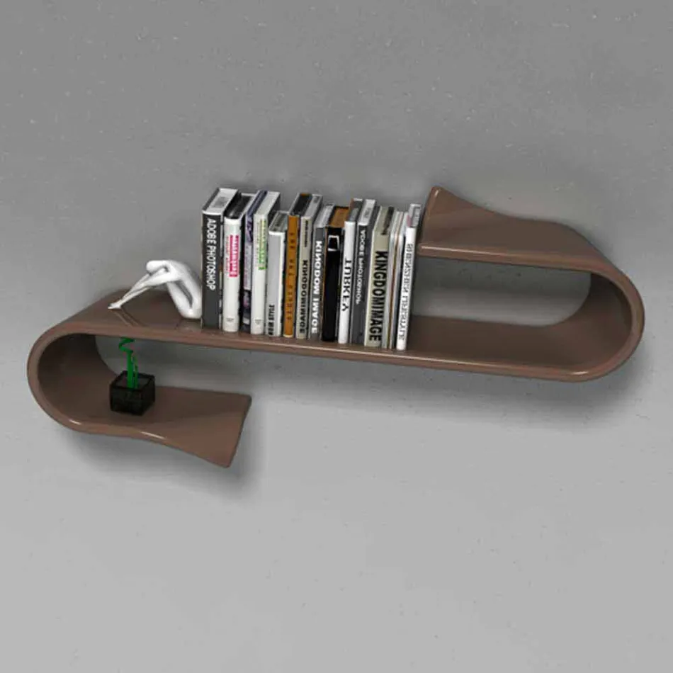Prateleira Design Moderno Waveshelf Made in Italy Viadurini