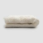 2 toalhas de hóspedes em algodão turco e borda mescla de linho com renda - Ginova Viadurini
