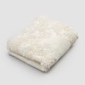 2 toalhas de algodão turvo toalhas de banho e linho de renda mesclado borda - Ginova