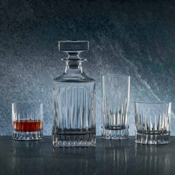 2 Garrafas de Whisky Cristal com Moagem Manual Made in Italy - Voglia