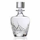 2 Garrafas de Whisky Cristal com Tampa de Design Decorado de Luxo - Advento Viadurini
