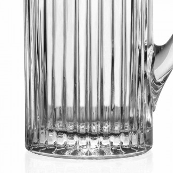 2 Jarras de Água e Bebidas em Eco Crystal Decorado com Design de Luxo - Senzatempo