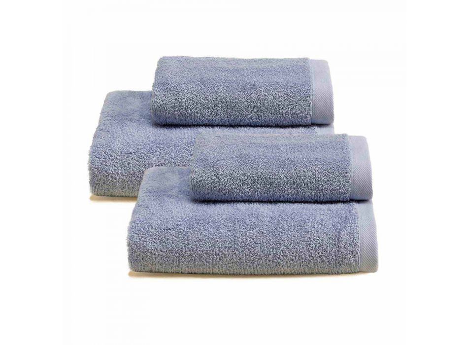 2 Pares de Toalhas de Banho Coloridas Serviço em Algodão Spguna - Vuitton